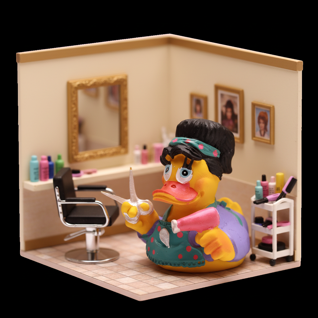 Canard Coiffeuse - Violet