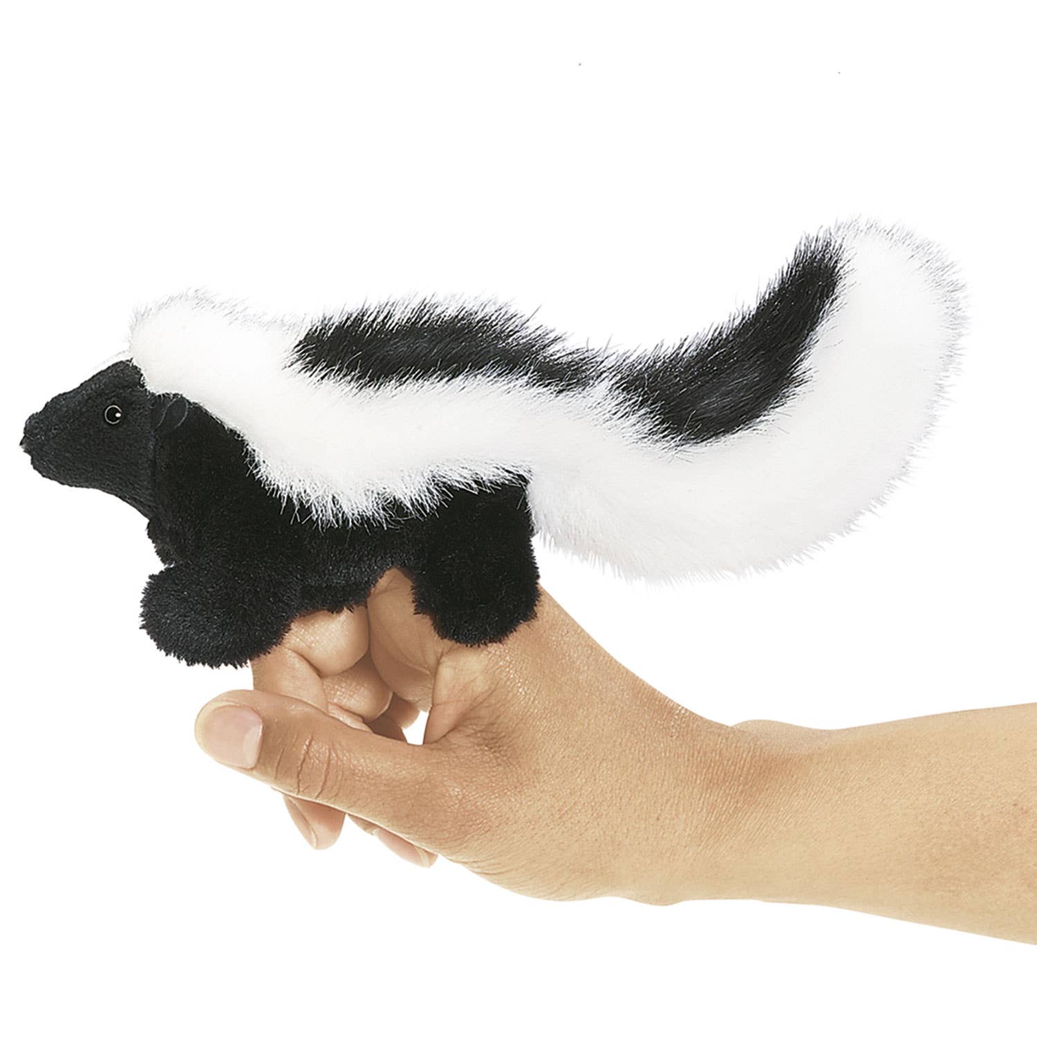 Marionnette à main Mini Skunk/Mini Skunk 2647 Folkmanis réaliste