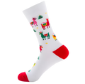 chaussettes lama de noel mrcol