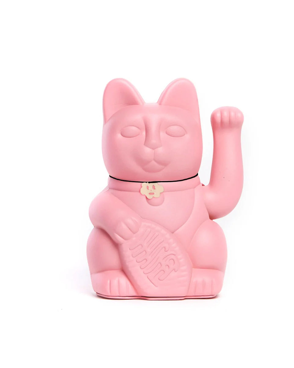 Chat Chanceux Rose Bubblegum