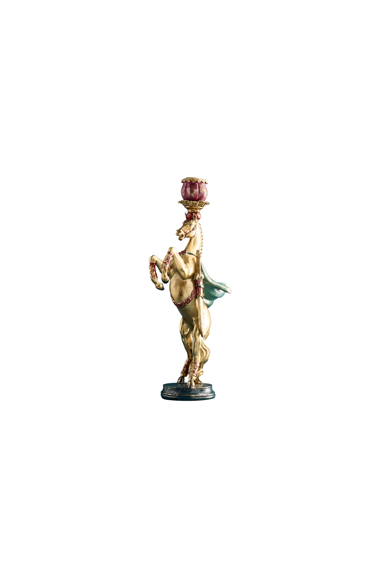 Chandelier Cheval de Cirque, Or, 17,5 x 9,5 x 36,5 cm