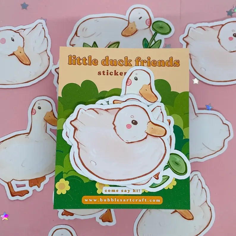 pack dautocollants canards little duck friends bubblesartcraft 