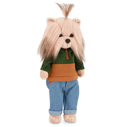 Poupée chien Lucky Andy : Couleurs d'automne -38cm