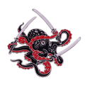 pins poulpe avec sabres
