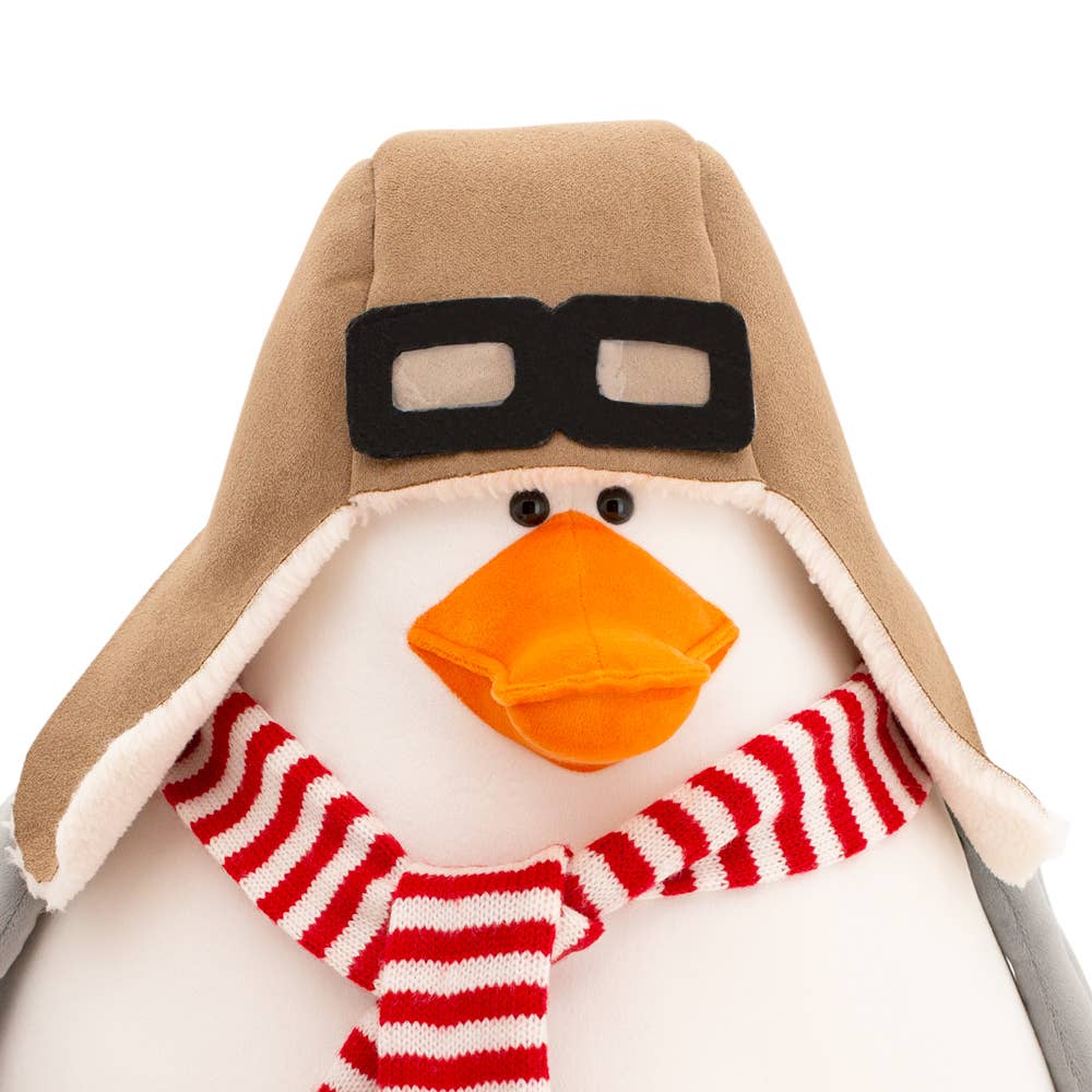 Peluche Orange Life Oie Aviateur (50cm)