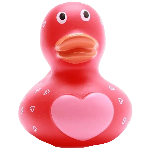 Canard Cœur - Rouge