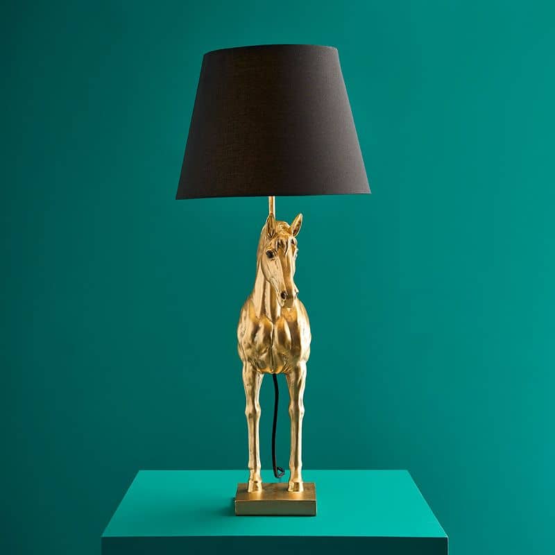 Lampe de table Wendy, Or E27, Résine, 30 x 30 x 68,5 cm
