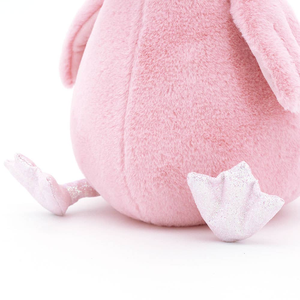 Peluche Orange Life Fluffy le flamant rose