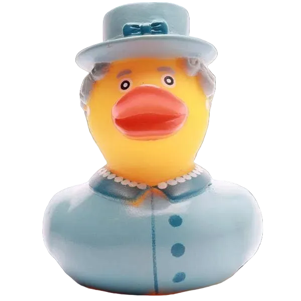 Canard Reine Elizabeth II - bleu