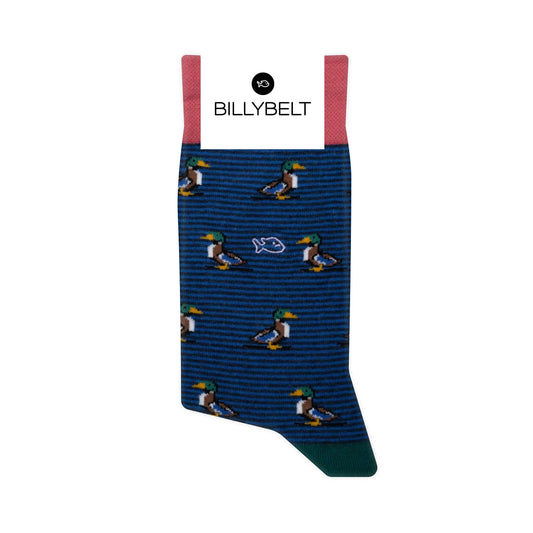 Chaussettes en coton peigné Canard Colvert BILLYBELT  CoinCaillerie