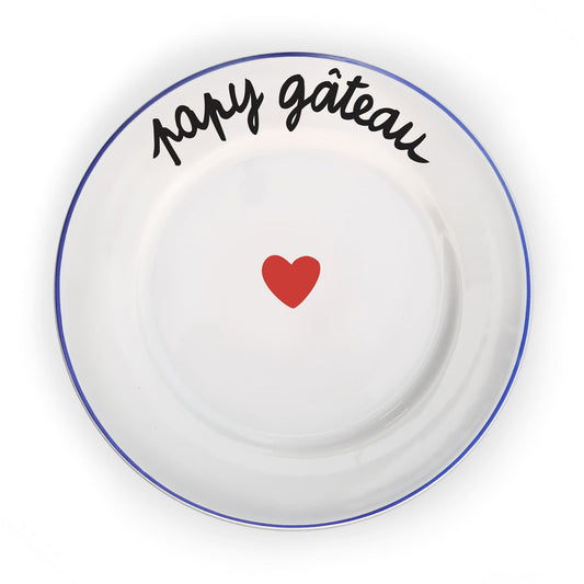 Assiette La Famille S’éclate - Papy Gâteau