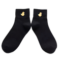 chaussettes noires poussin brode mr colvert
