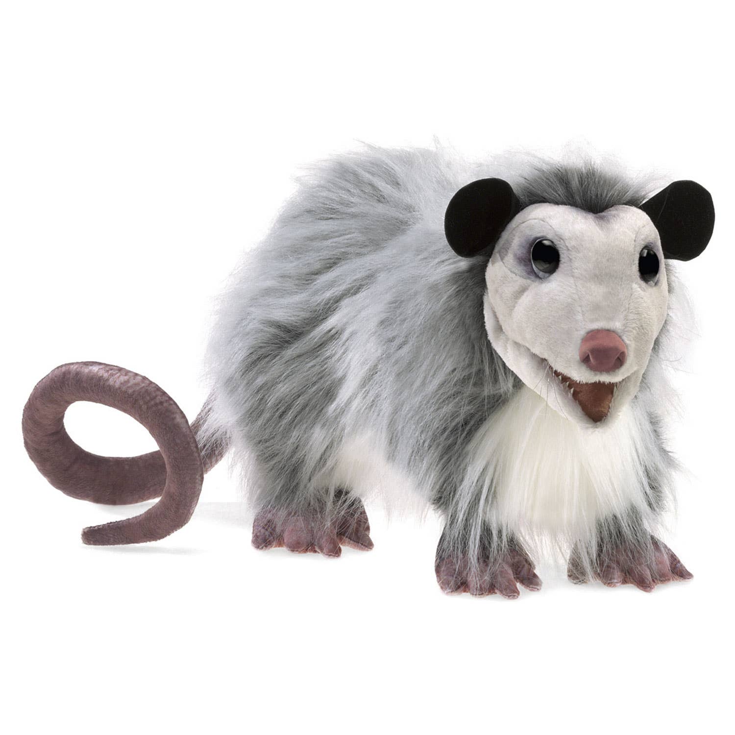 Marionnette à main Opossum Folkmanis réaliste
