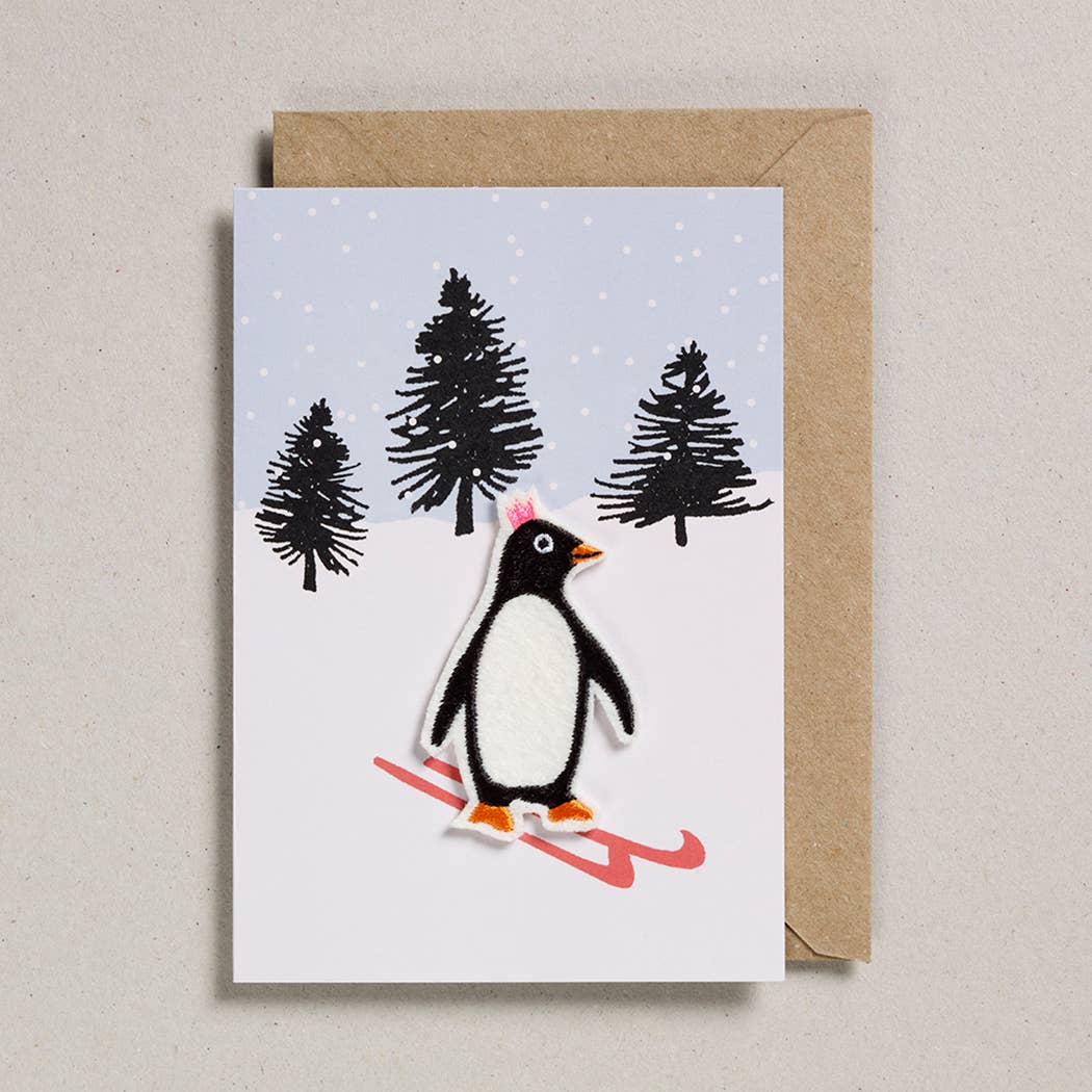 картичка pingouin на skis petra boase ltd GC FXM 0002 5060558742635