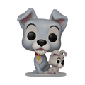pop tramp with puppy 1554