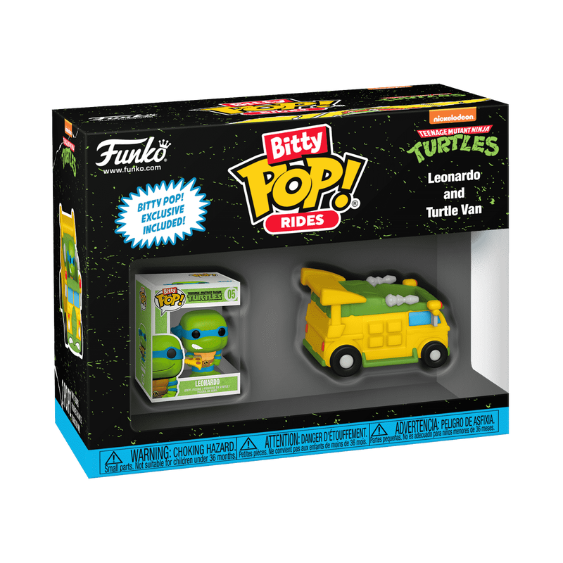 Funko Bitty Pop! Rides Leonardo and Turtle Van