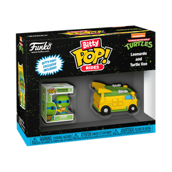 Bitty Pop! Rides Leonardo and Turtle Van Funko – vue produit 1