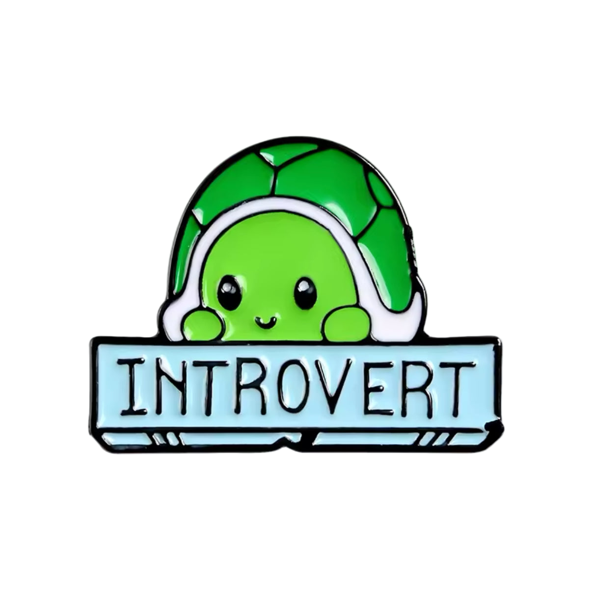 Photo produit - Pin's Tortue Introvertie