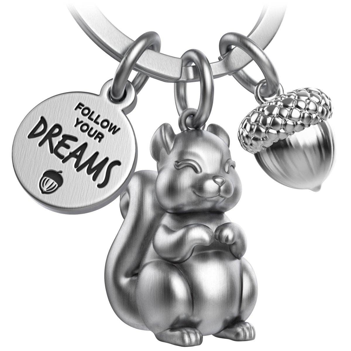 porte cles ecureuil skippy fabach FABACH_Skippy_Dreams_silber 