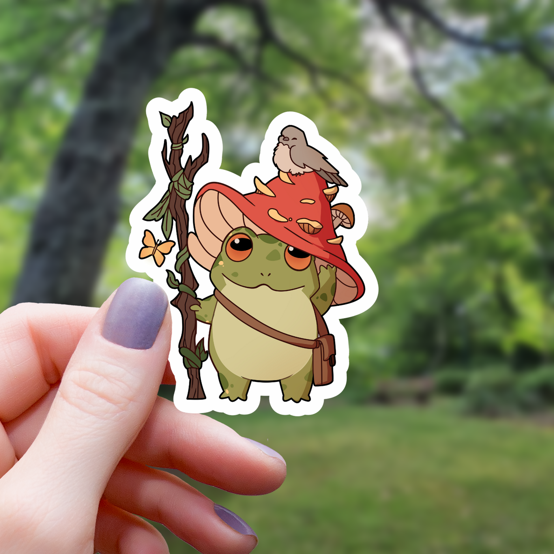 Autocolant Frog Druid RPG