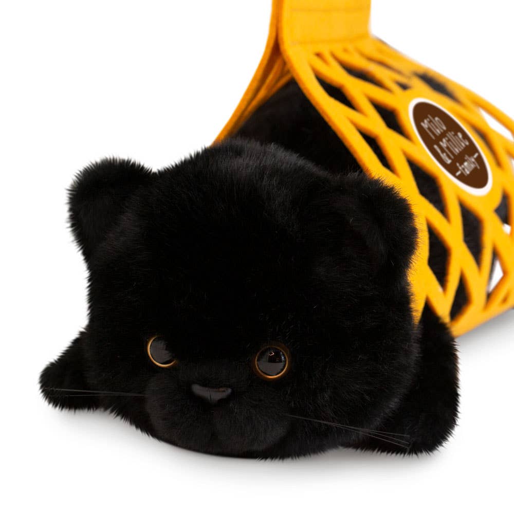 Milo & Millie Plush Toy, Milo the Black Cat (35 cm) - 0+
