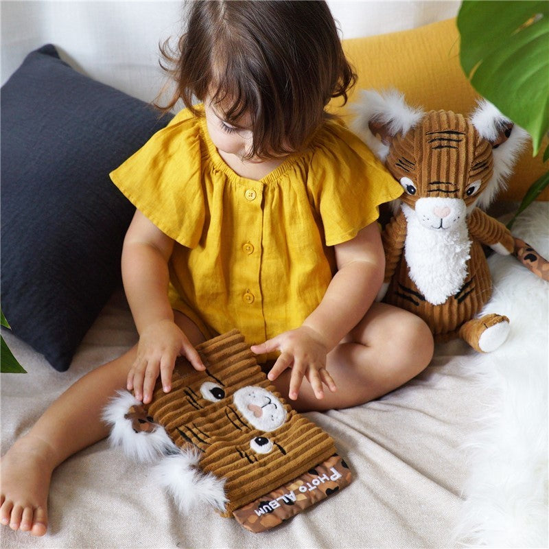 Album photo bébé en tissu Spéculos le tigre – vue 2