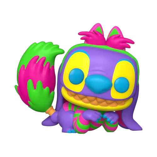 Funko Pop! Stitch en Chat du Cheshire (Black Light) – Alice au pays des merveilles