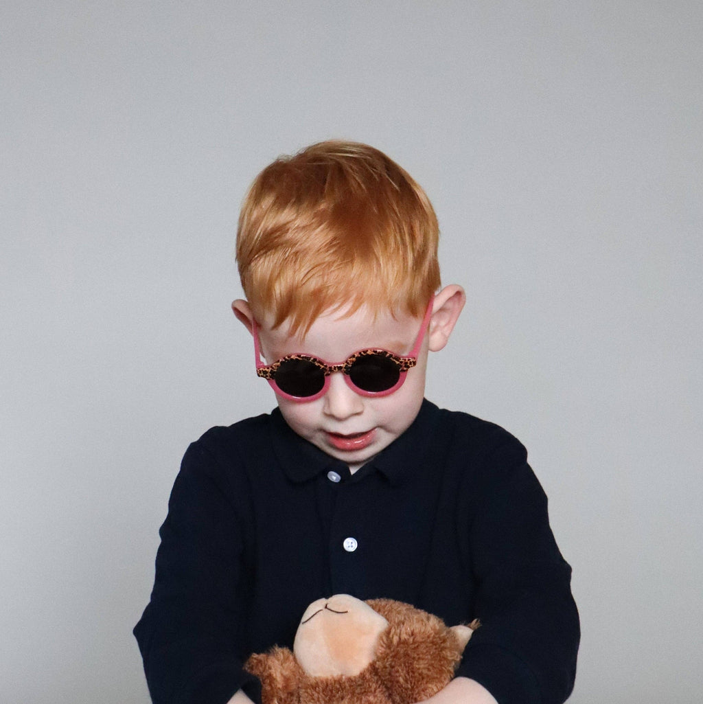 Lunettes de soleil bébé Hop'Pop – Léopard Transparent – CAT 4