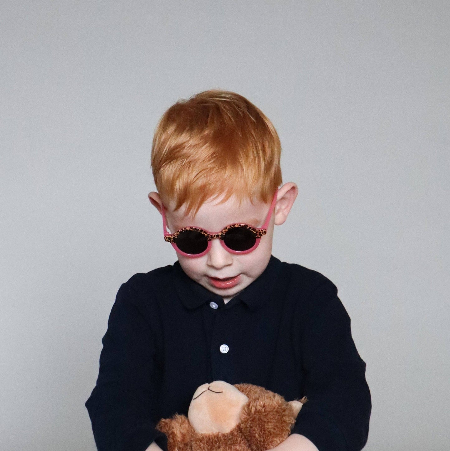 Lunettes de soleil bébé Hop'Pop – Léopard Transparent – CAT 4