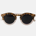 Lunettes de soleil Adulte Hop'Pop – Léopard Transparent Beige
