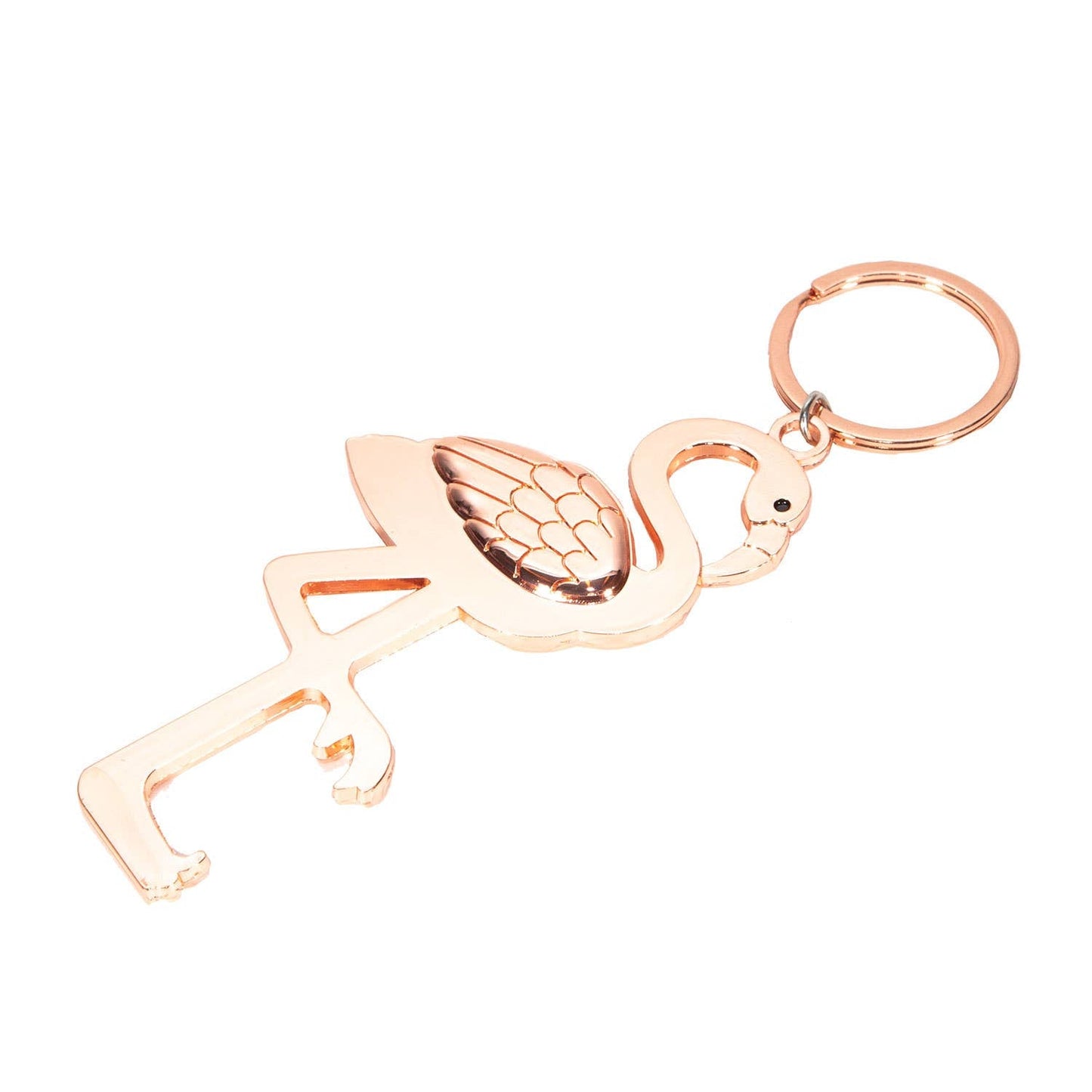 Flamingo Bottle Opener Keychain