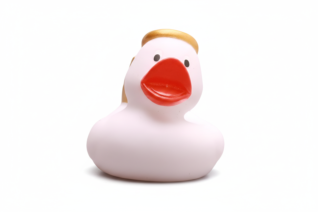 Weiße Engel Ente