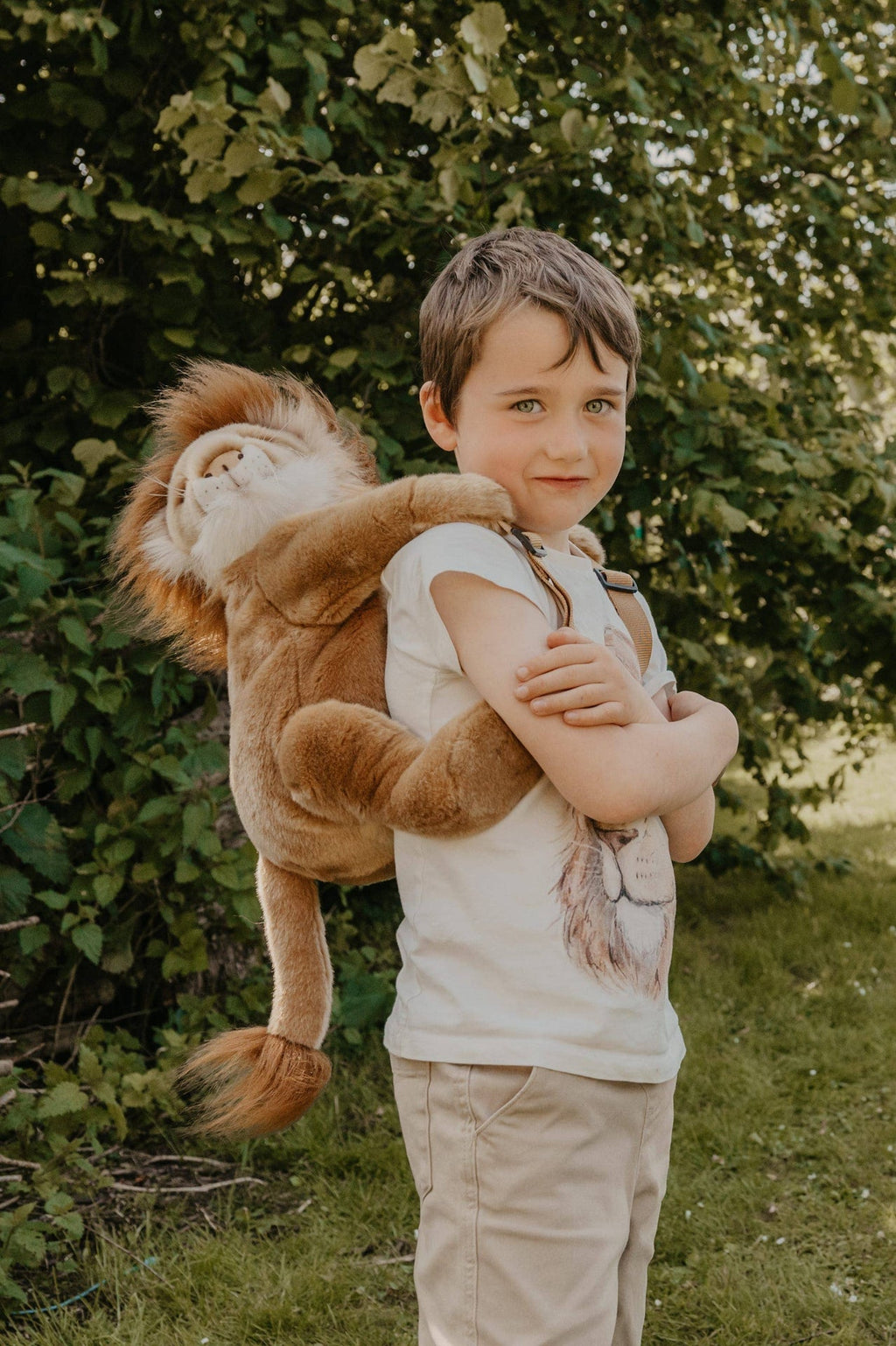 Sac à dos Peluche Enfant lion - Wild & Soft