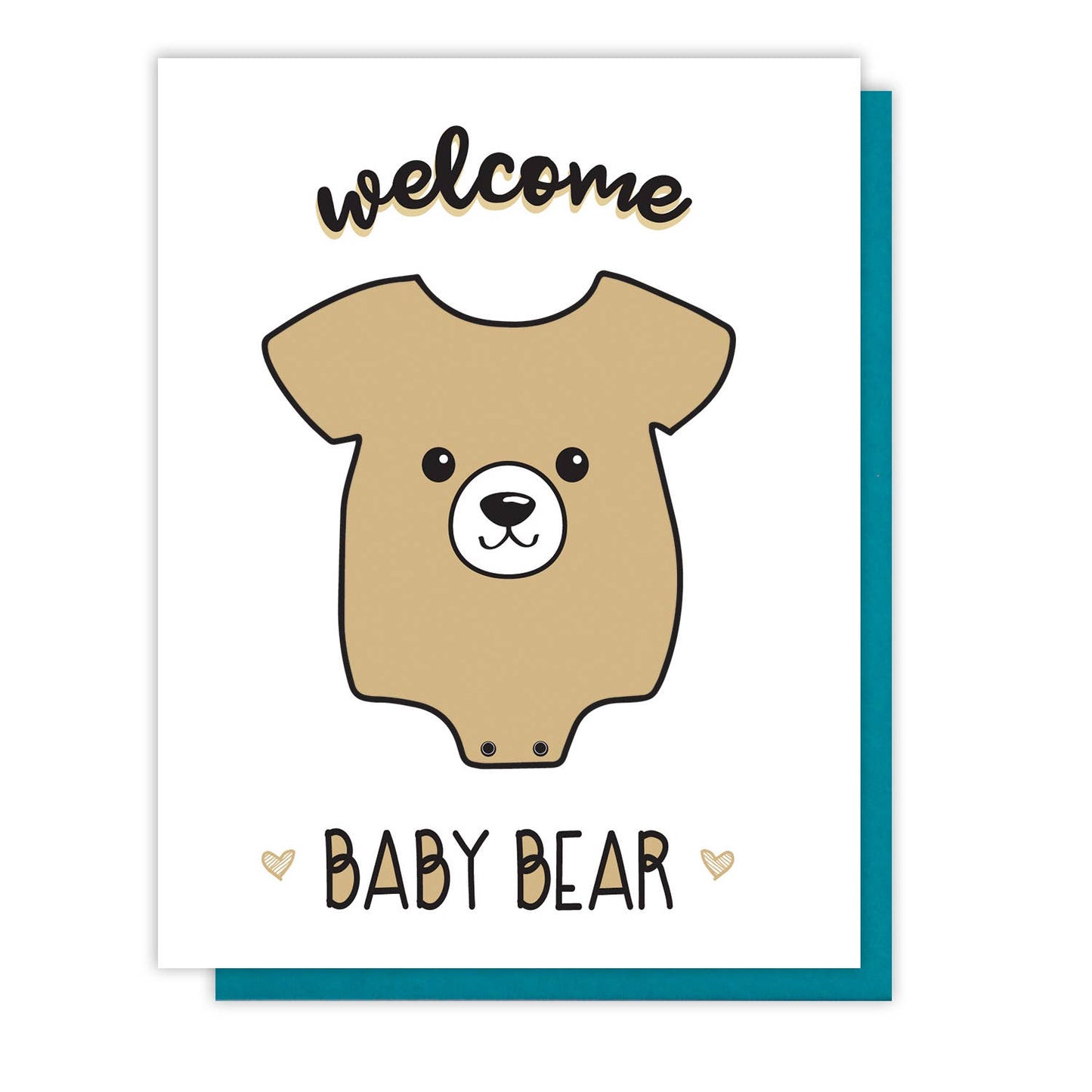 Carte Ours “Welcome Baby Bear”