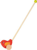 Animal à pousser: OISEAU H10cm, bois, 1+