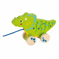Animal para puxar - Dinossauro Verde