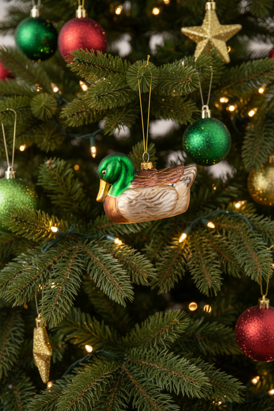 Boule de Noël Canard Colvert