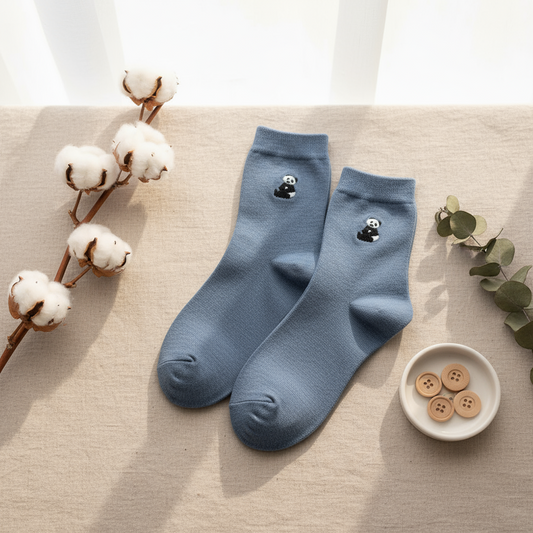 Chaussettes Panda Brodé