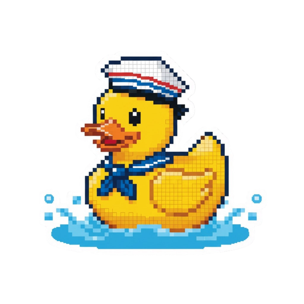Sticker Пате Pixel Marin