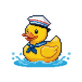 Sticker Пате Pixel Marin