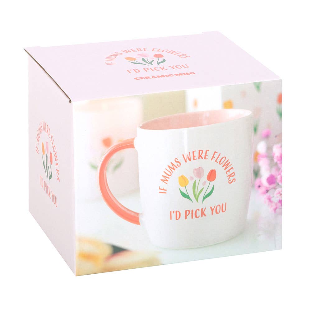 Mug Tulipe « Si les mamans étaient des fleurs » – 350 ml