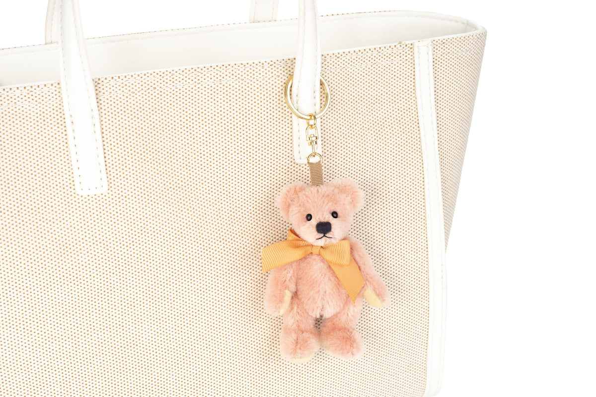 Porte-Clés Peluche Ourson Rose - Teddy Hermann