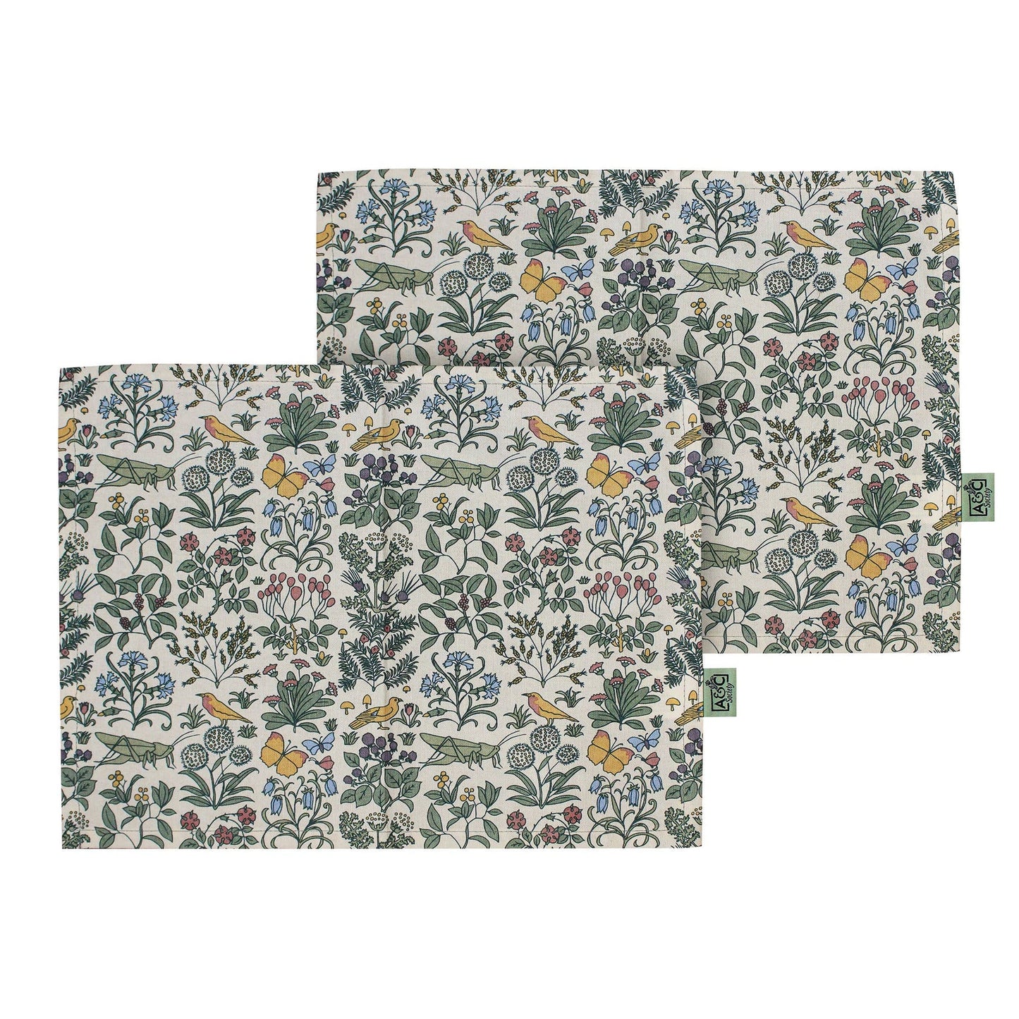 Napperons et serviettes Voysey - Botanical Garden