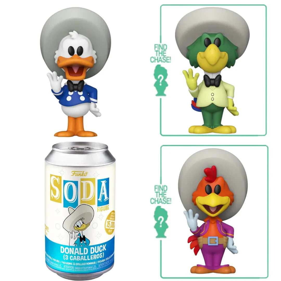 vinyl soda donald duck 3 caballeros 