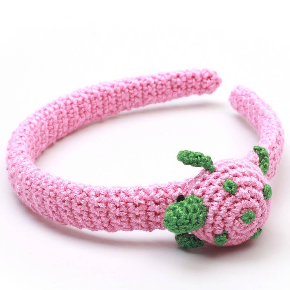Serre-tête Tortue - Rose