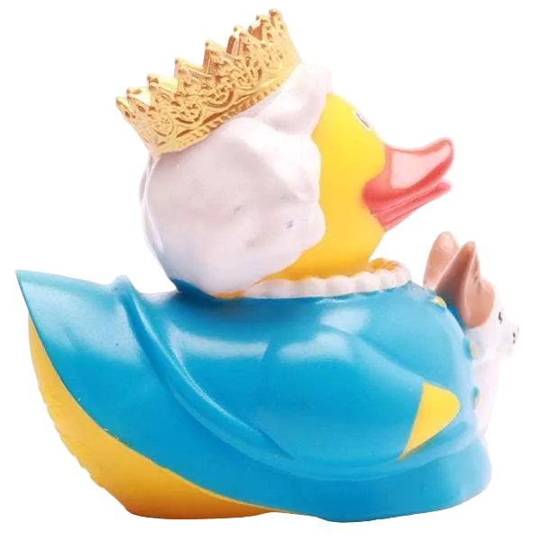 Canard Reine Elizabeth avec Corgi
