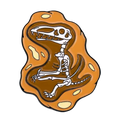 pins fossil de pterodactyle