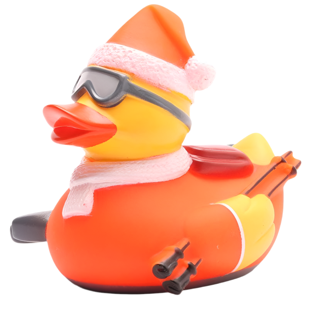 Canard Skieur Orange Duckshop CoinCaillerie