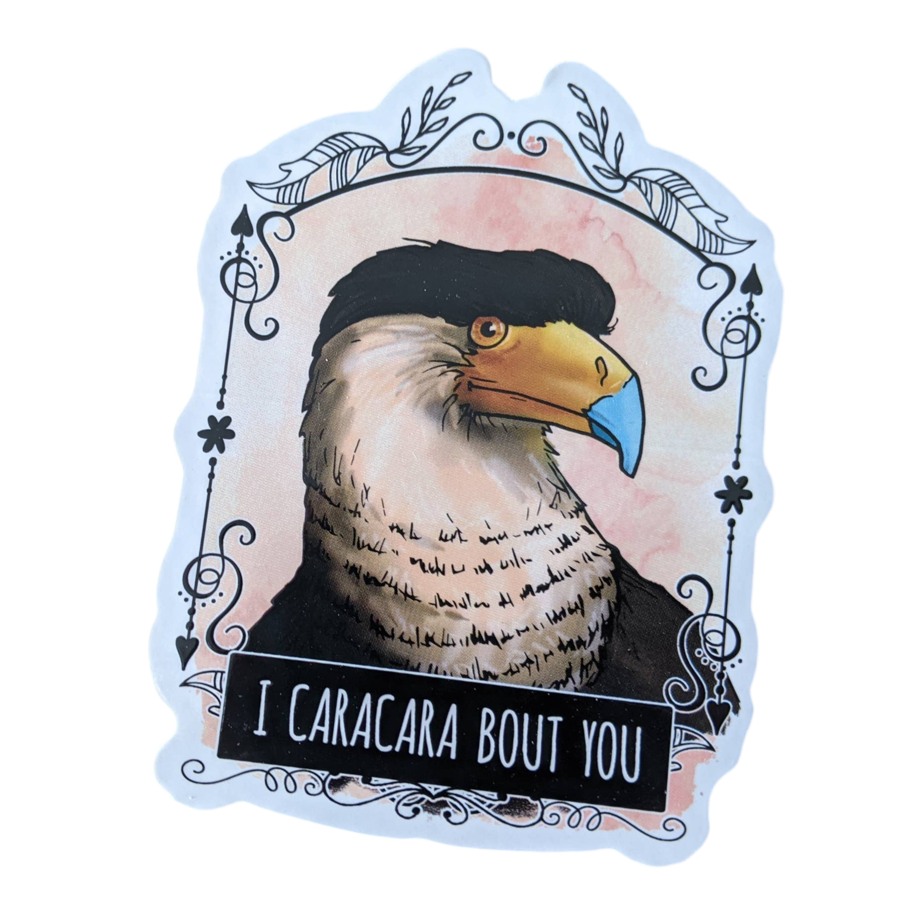 autocollant i caracara bout you 