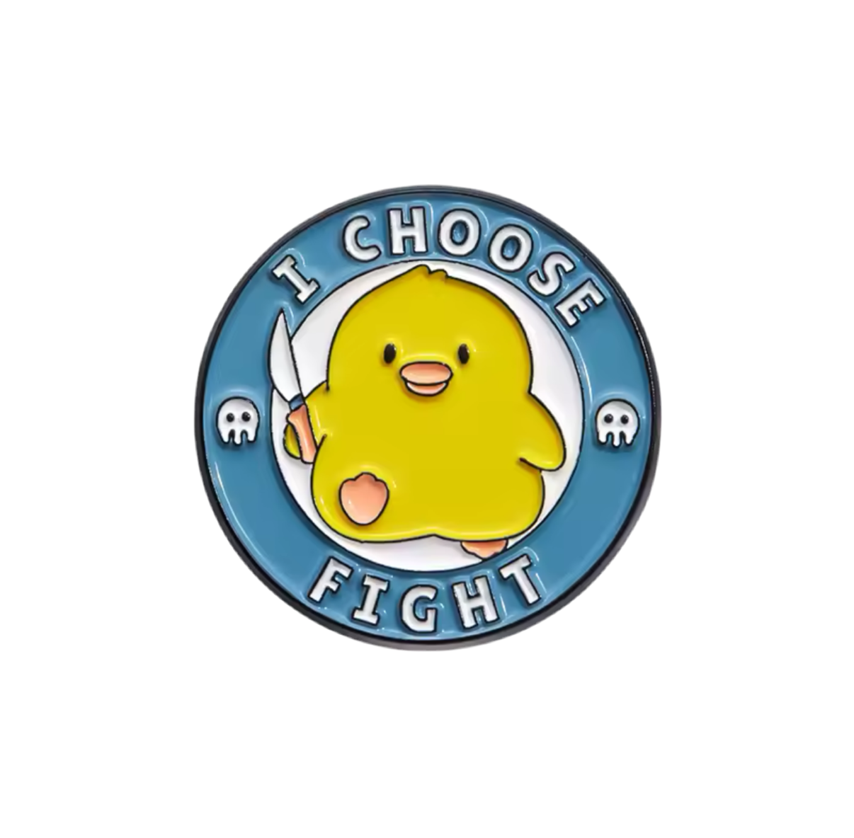 pins canard jaune i choose fight